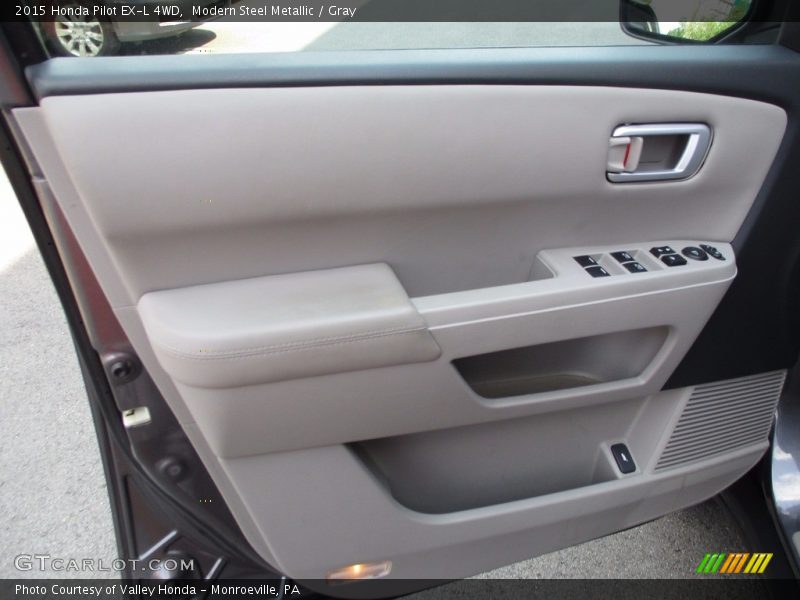 Modern Steel Metallic / Gray 2015 Honda Pilot EX-L 4WD