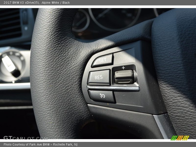 Controls of 2017 X3 xDrive35i