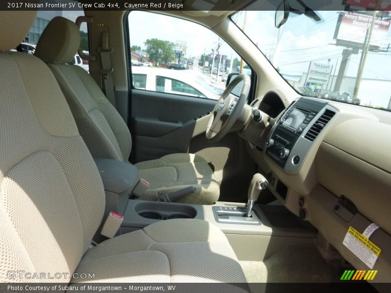 Cayenne Red / Beige 2017 Nissan Frontier SV Crew Cab 4x4