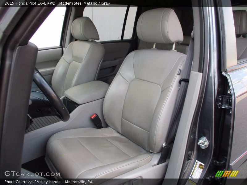 Modern Steel Metallic / Gray 2015 Honda Pilot EX-L 4WD
