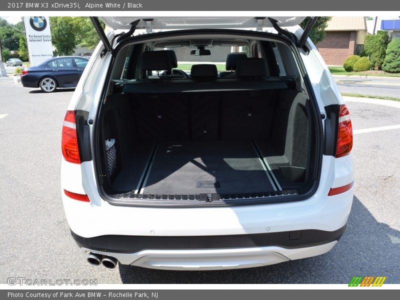 Alpine White / Black 2017 BMW X3 xDrive35i