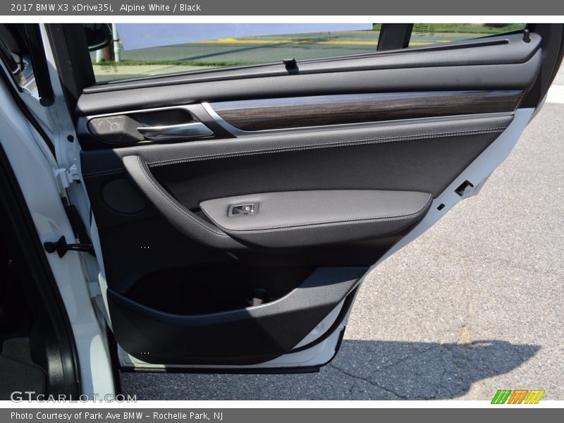 Alpine White / Black 2017 BMW X3 xDrive35i