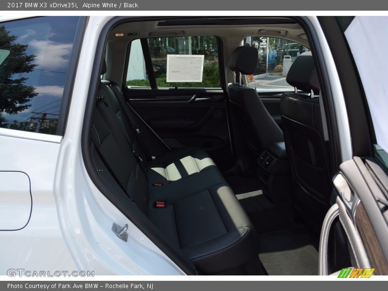 Alpine White / Black 2017 BMW X3 xDrive35i