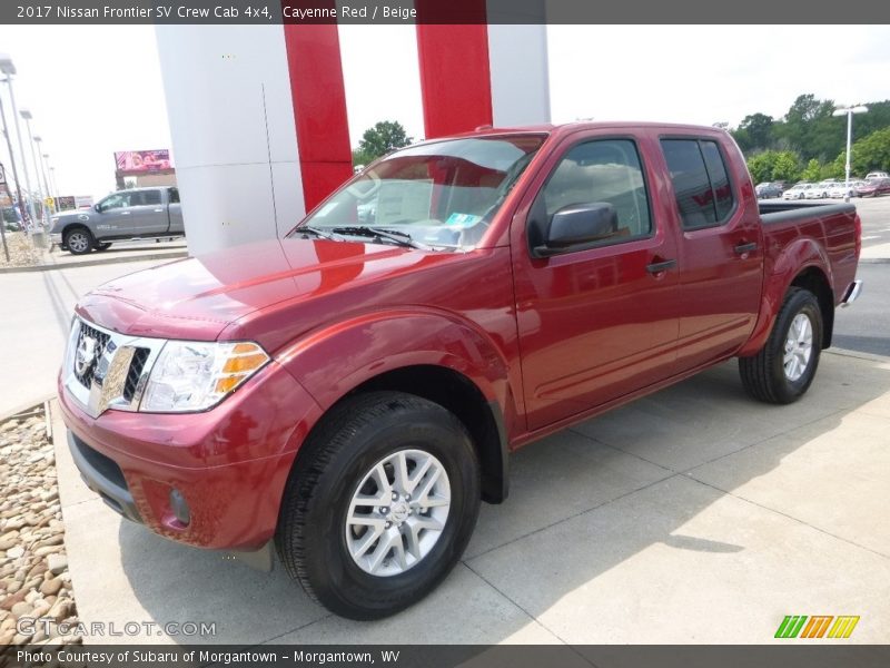 Front 3/4 View of 2017 Frontier SV Crew Cab 4x4