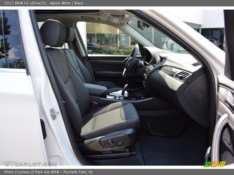 Alpine White / Black 2017 BMW X3 xDrive35i