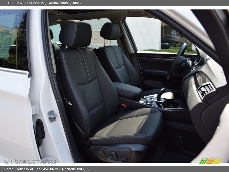 Alpine White / Black 2017 BMW X3 xDrive35i