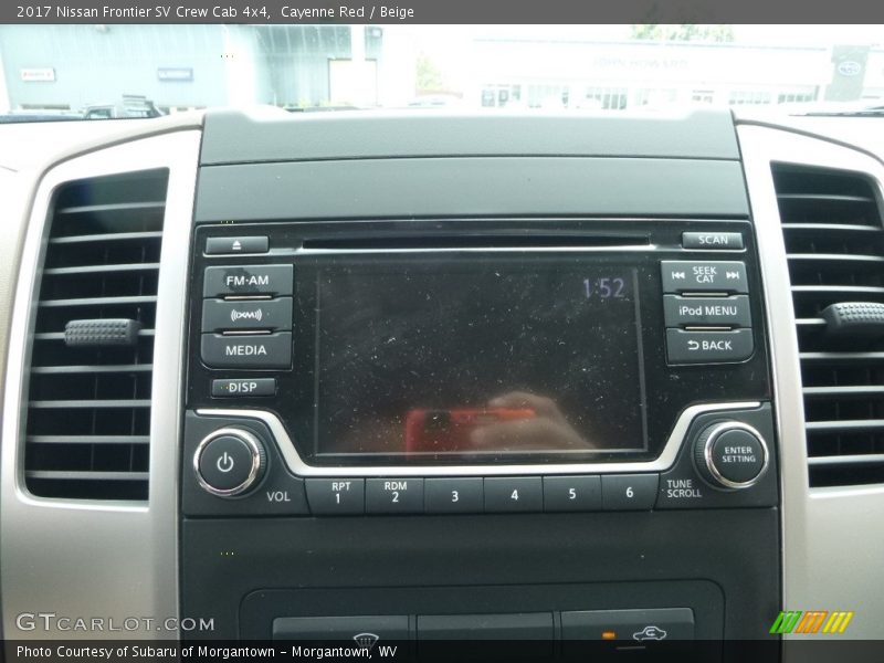 Cayenne Red / Beige 2017 Nissan Frontier SV Crew Cab 4x4