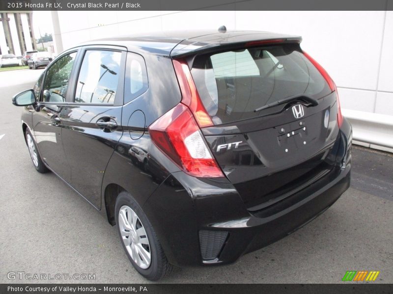 Crystal Black Pearl / Black 2015 Honda Fit LX