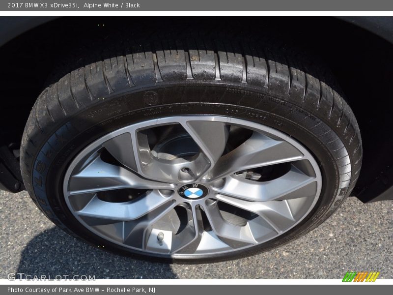 Alpine White / Black 2017 BMW X3 xDrive35i