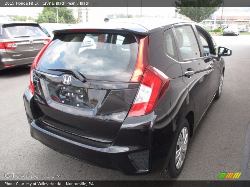 Crystal Black Pearl / Black 2015 Honda Fit LX