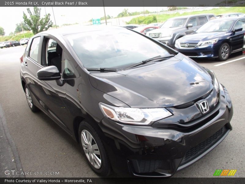 Crystal Black Pearl / Black 2015 Honda Fit LX