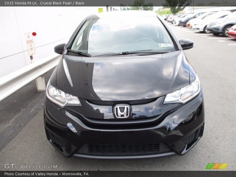 Crystal Black Pearl / Black 2015 Honda Fit LX
