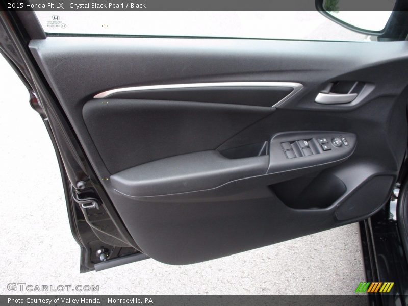 Crystal Black Pearl / Black 2015 Honda Fit LX