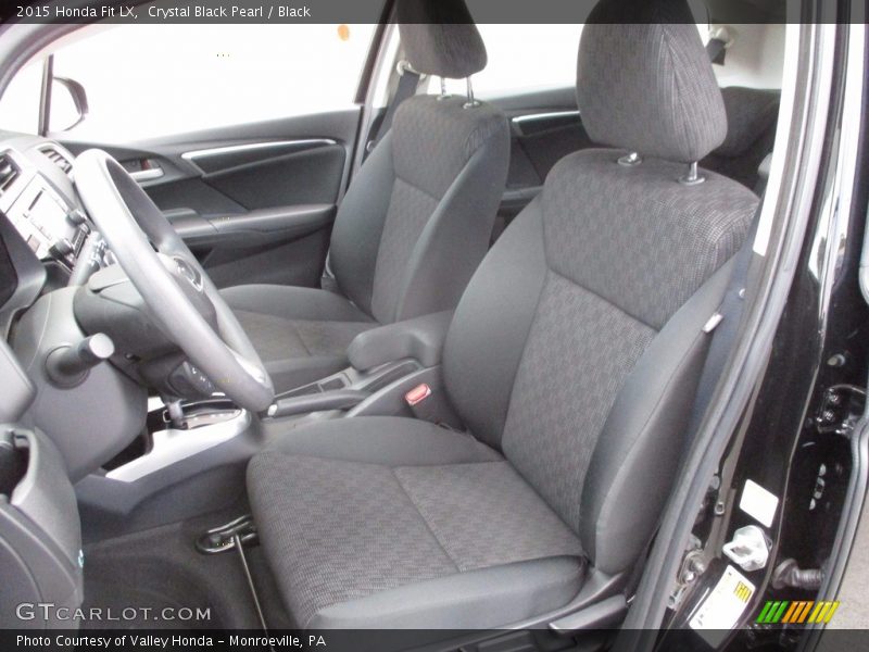 Crystal Black Pearl / Black 2015 Honda Fit LX