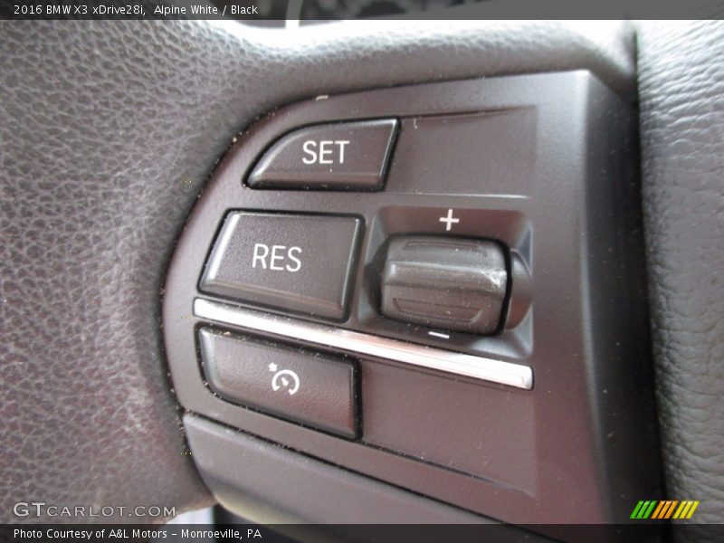 Alpine White / Black 2016 BMW X3 xDrive28i