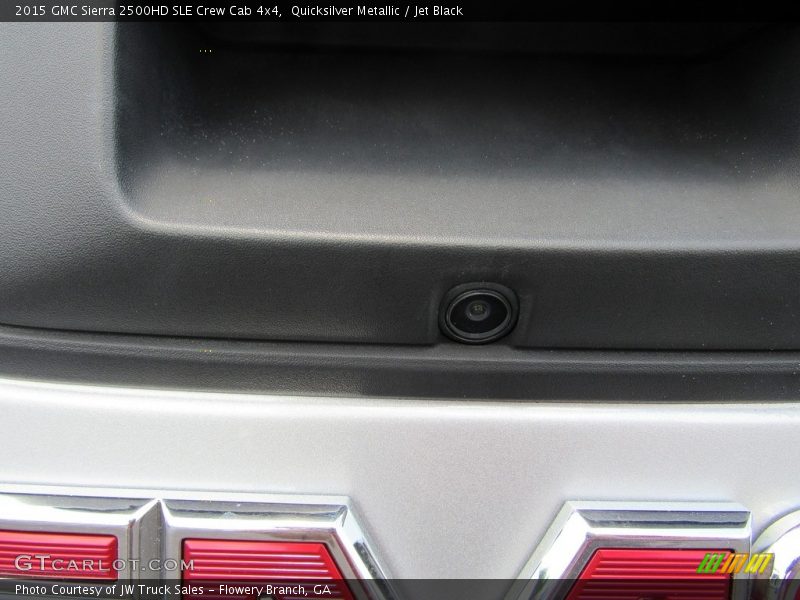 Quicksilver Metallic / Jet Black 2015 GMC Sierra 2500HD SLE Crew Cab 4x4