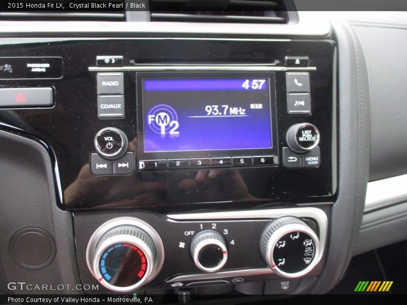 Crystal Black Pearl / Black 2015 Honda Fit LX