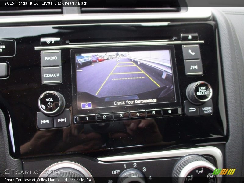 Crystal Black Pearl / Black 2015 Honda Fit LX