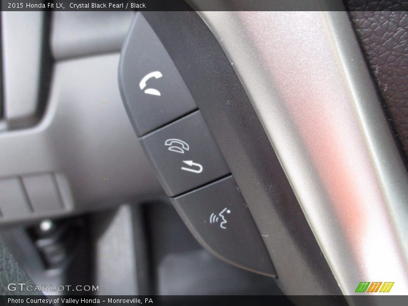 Crystal Black Pearl / Black 2015 Honda Fit LX