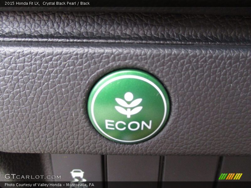 Crystal Black Pearl / Black 2015 Honda Fit LX