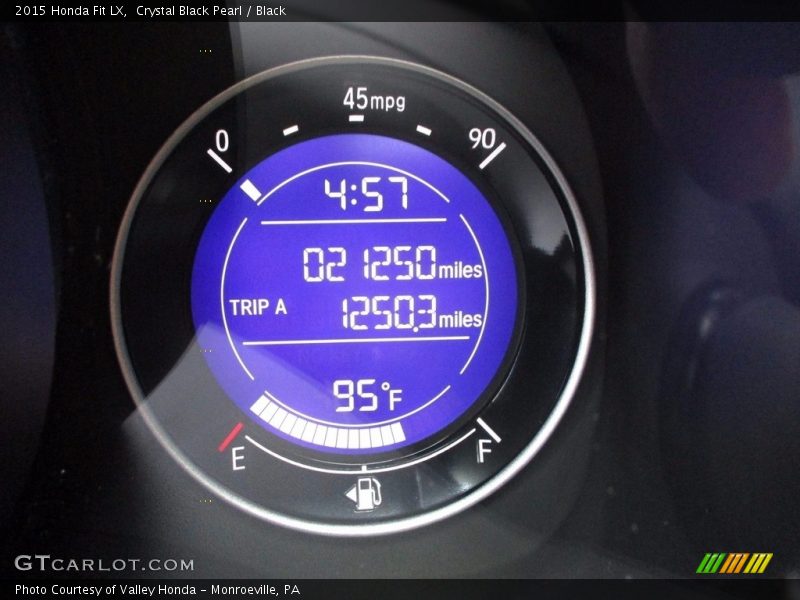 Crystal Black Pearl / Black 2015 Honda Fit LX