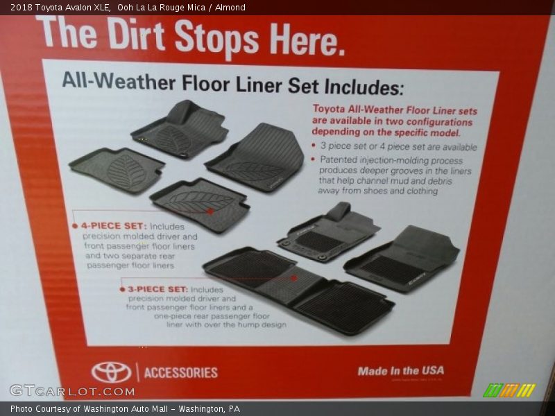 Ooh La La Rouge Mica / Almond 2018 Toyota Avalon XLE