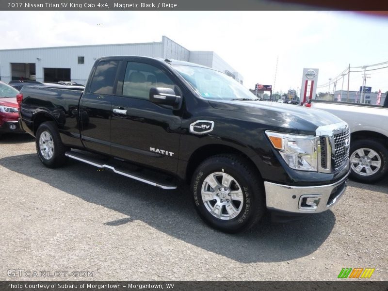 Magnetic Black / Beige 2017 Nissan Titan SV King Cab 4x4