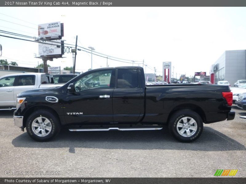 Magnetic Black / Beige 2017 Nissan Titan SV King Cab 4x4