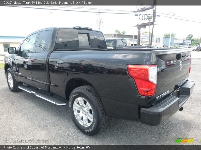 Magnetic Black / Beige 2017 Nissan Titan SV King Cab 4x4