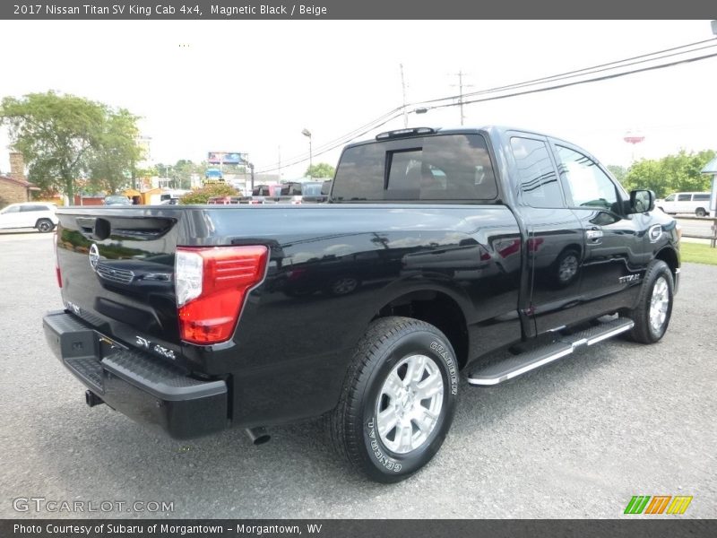 Magnetic Black / Beige 2017 Nissan Titan SV King Cab 4x4