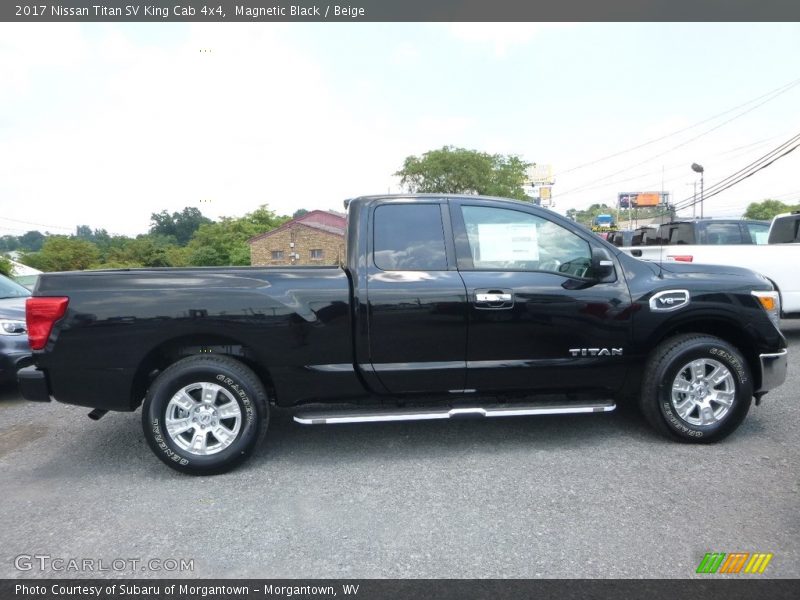 Magnetic Black / Beige 2017 Nissan Titan SV King Cab 4x4