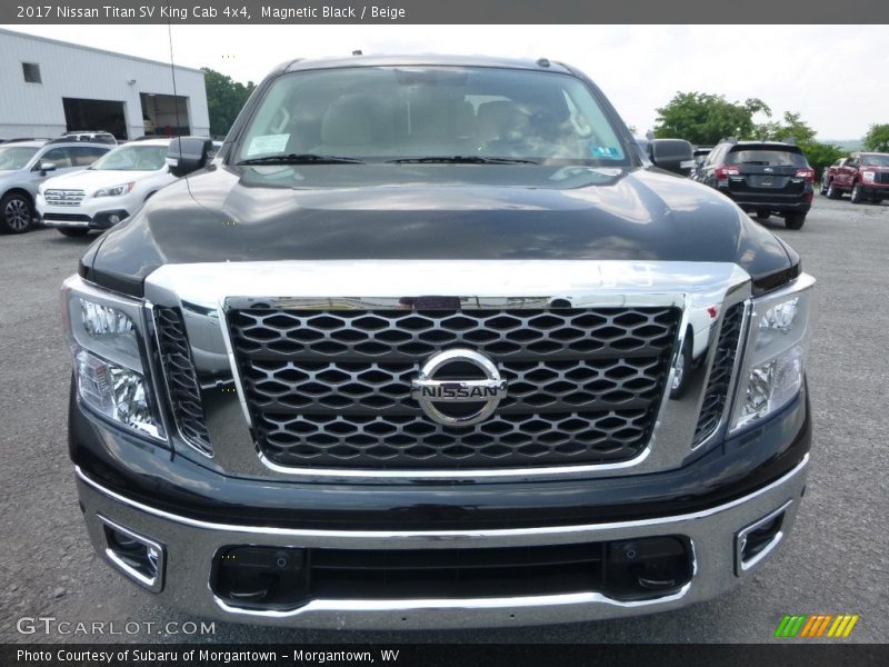 Magnetic Black / Beige 2017 Nissan Titan SV King Cab 4x4