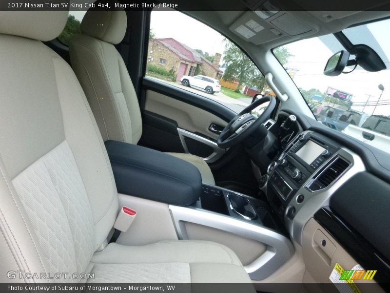 Magnetic Black / Beige 2017 Nissan Titan SV King Cab 4x4