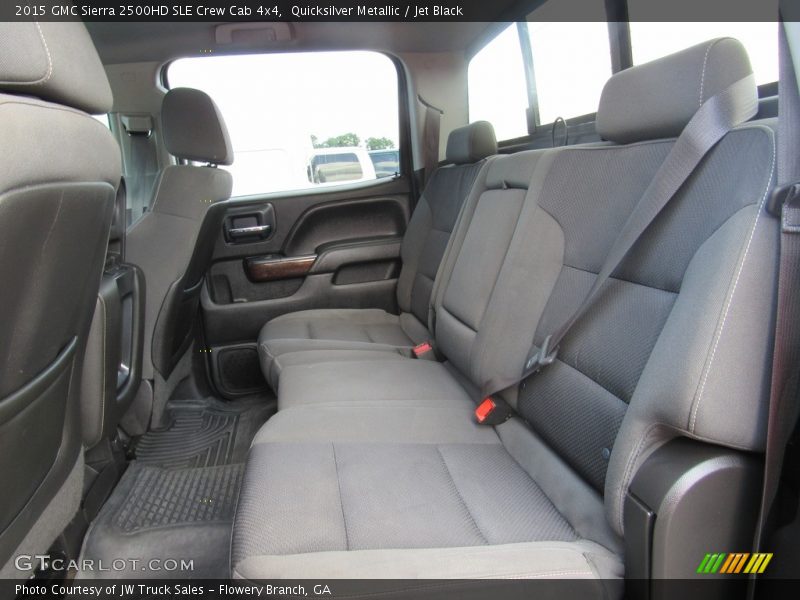 Quicksilver Metallic / Jet Black 2015 GMC Sierra 2500HD SLE Crew Cab 4x4