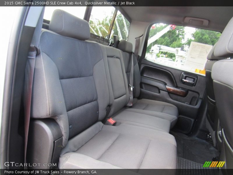 Quicksilver Metallic / Jet Black 2015 GMC Sierra 2500HD SLE Crew Cab 4x4