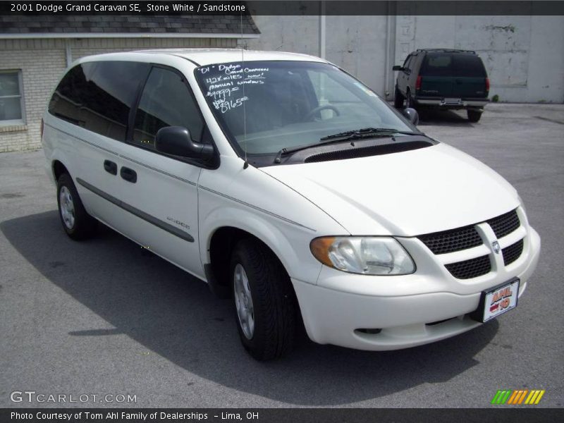 Stone White / Sandstone 2001 Dodge Grand Caravan SE
