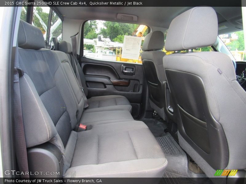 Quicksilver Metallic / Jet Black 2015 GMC Sierra 2500HD SLE Crew Cab 4x4