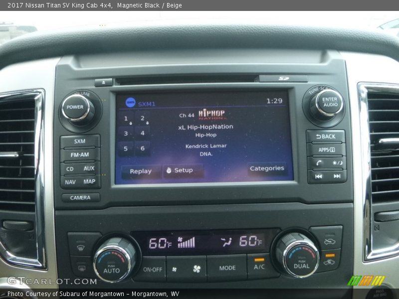 Magnetic Black / Beige 2017 Nissan Titan SV King Cab 4x4