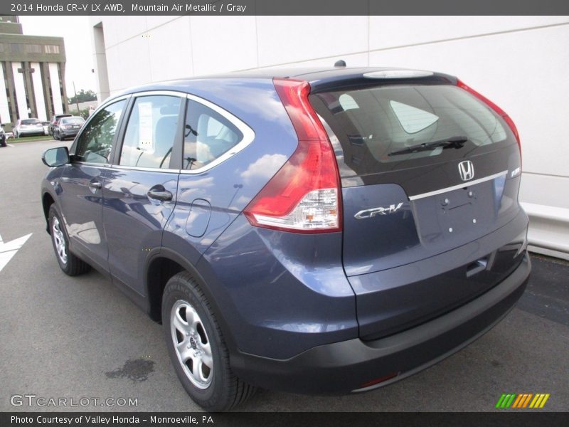 Mountain Air Metallic / Gray 2014 Honda CR-V LX AWD