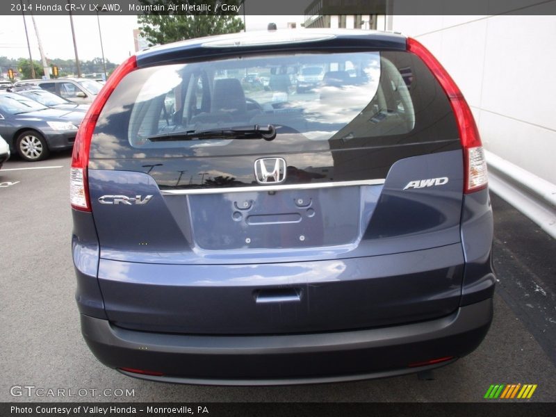 Mountain Air Metallic / Gray 2014 Honda CR-V LX AWD