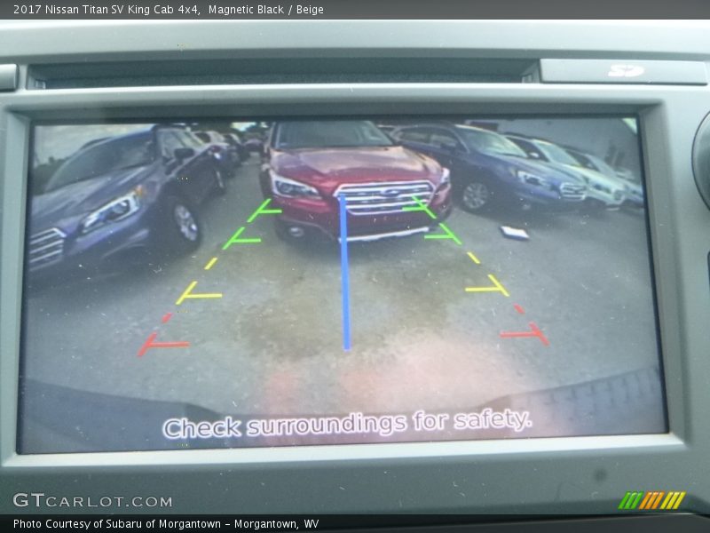 Magnetic Black / Beige 2017 Nissan Titan SV King Cab 4x4