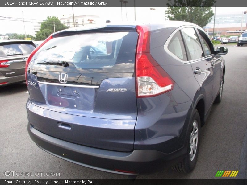 Mountain Air Metallic / Gray 2014 Honda CR-V LX AWD