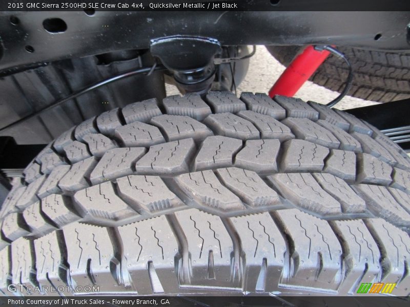 Quicksilver Metallic / Jet Black 2015 GMC Sierra 2500HD SLE Crew Cab 4x4