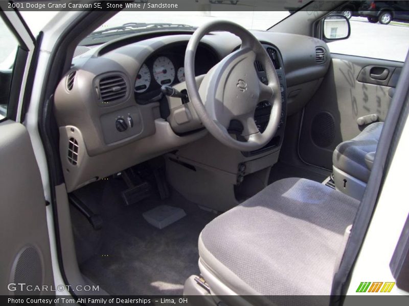 Stone White / Sandstone 2001 Dodge Grand Caravan SE