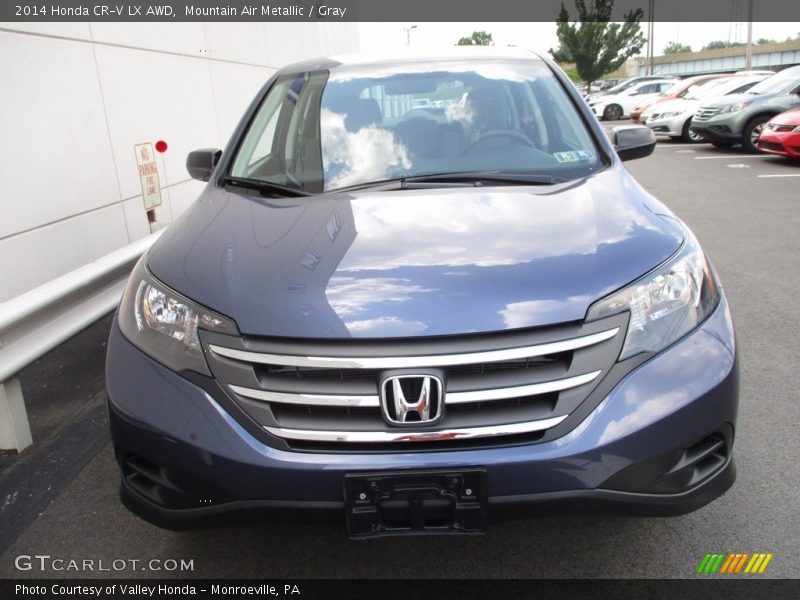 Mountain Air Metallic / Gray 2014 Honda CR-V LX AWD