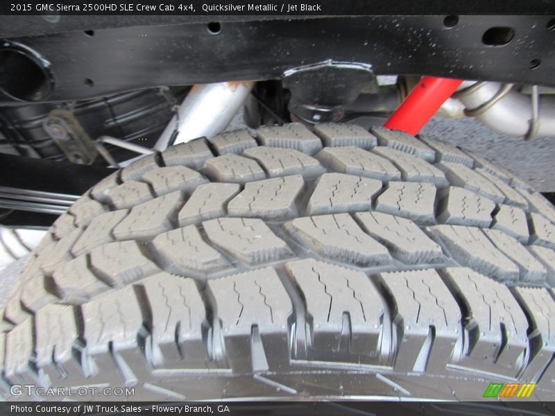 Quicksilver Metallic / Jet Black 2015 GMC Sierra 2500HD SLE Crew Cab 4x4