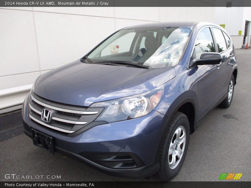 Mountain Air Metallic / Gray 2014 Honda CR-V LX AWD