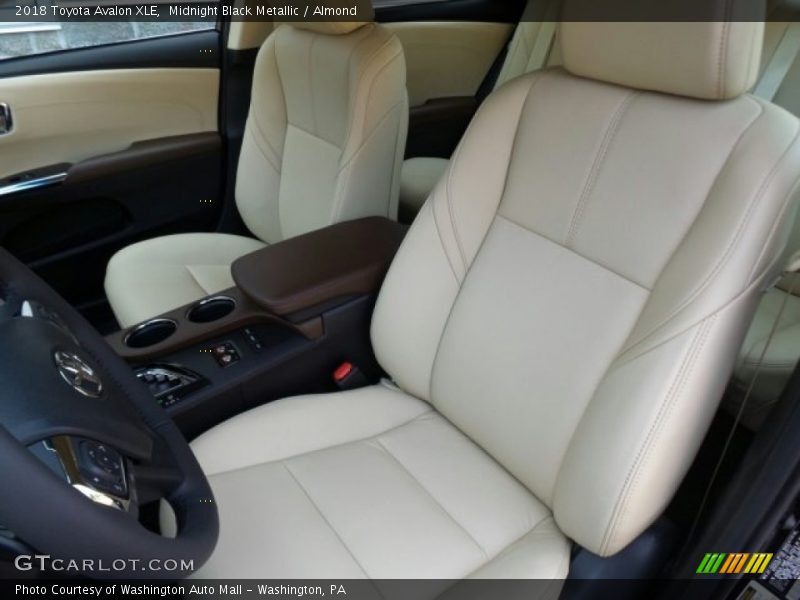 Front Seat of 2018 Avalon XLE