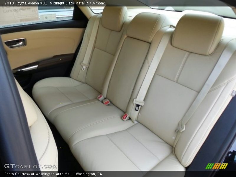 Rear Seat of 2018 Avalon XLE