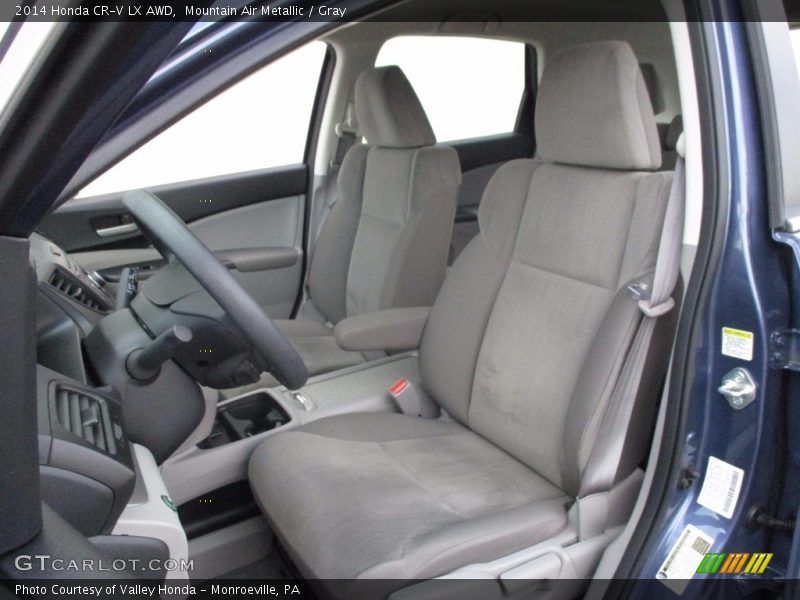Mountain Air Metallic / Gray 2014 Honda CR-V LX AWD